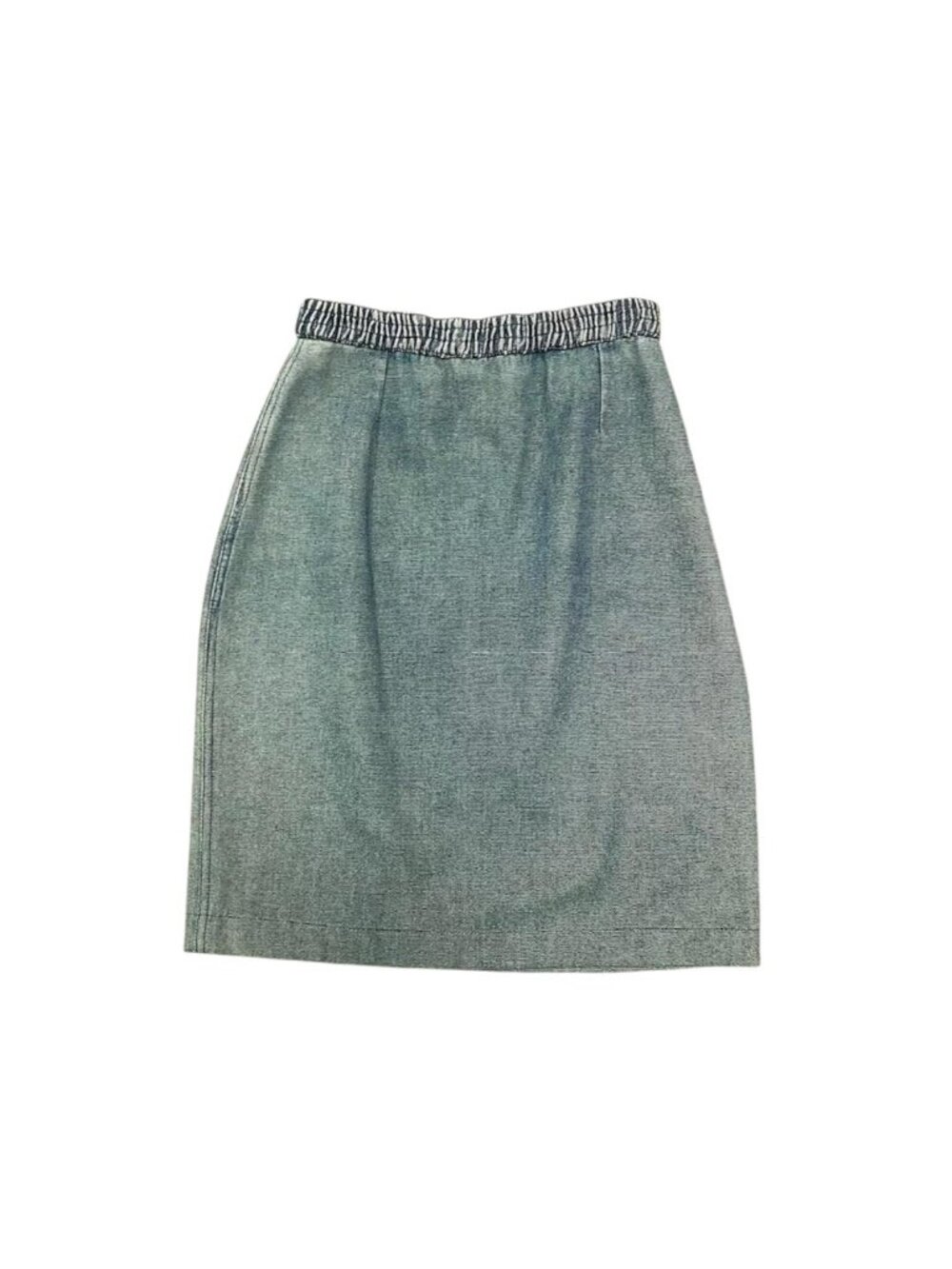 Y2k Chanel 2001 SS Act I denim pencil skirt made in Italy 01P size xs 24” waist